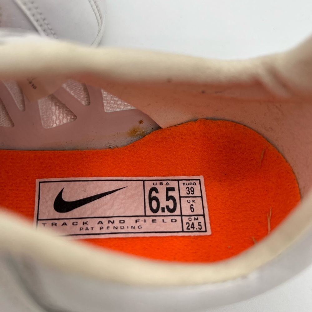 Nike White & Orange Track Spikes NWT - Picture 8 of 10